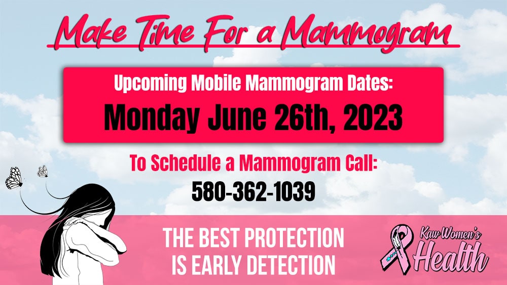 MOBILE MAMMOGRAM EVENTS | www.kawnation.gov